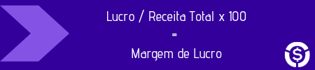 Fórmula para obter a Margem de Lucro